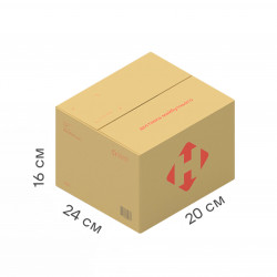 Коробка квадратна 2 кг (20 шт. в пачці)